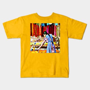 Oaxaca textile pixel professionals ecopop live color photograph Kids T-Shirt